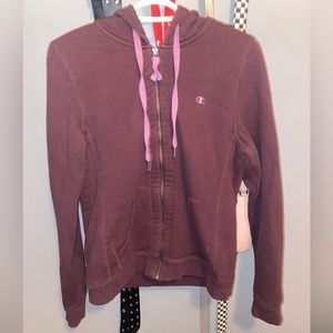 Purple Champion Zipper Sweater | Size: M